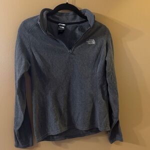 The North Face Charcoal Quarter-Zip Fleece